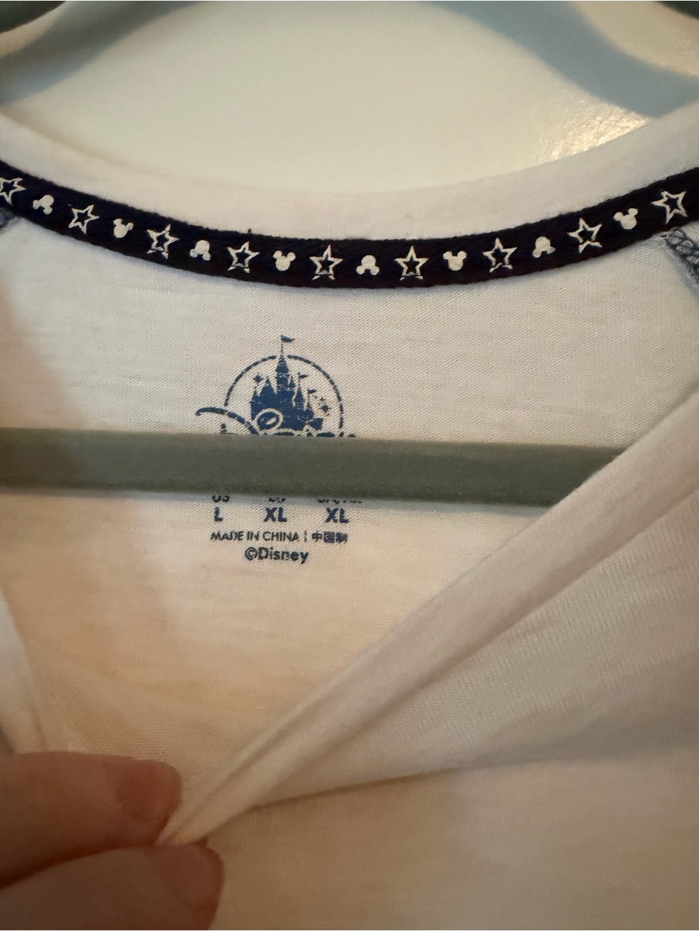 WDW Patriotic Stars Raglan Tee - Picture 3 of 4